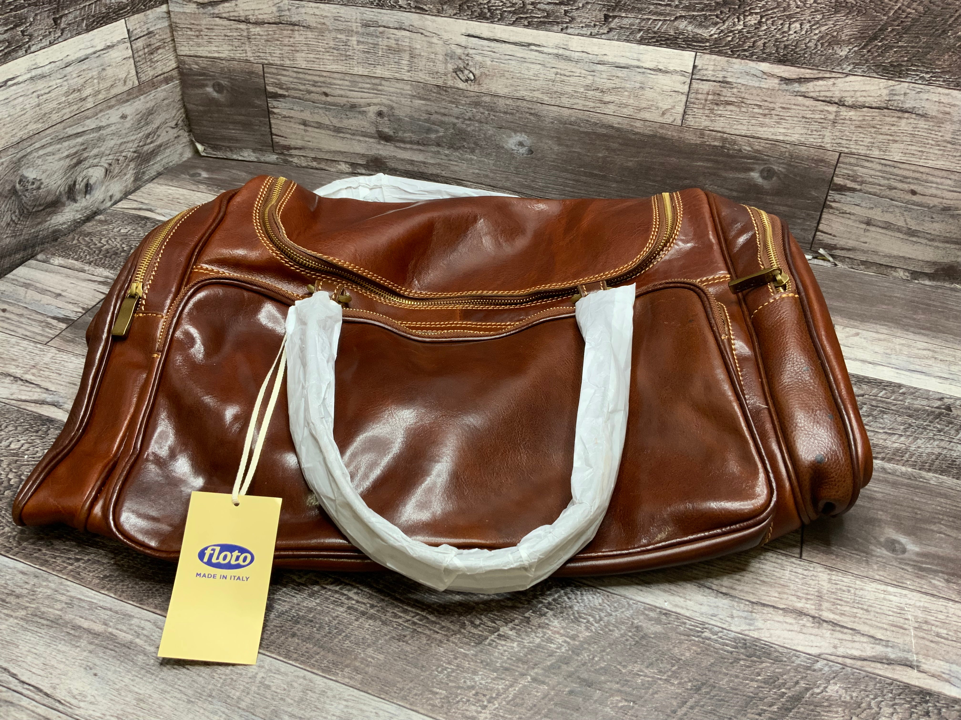 Floto Torino Leather Duffle Bag (8092099608814)
